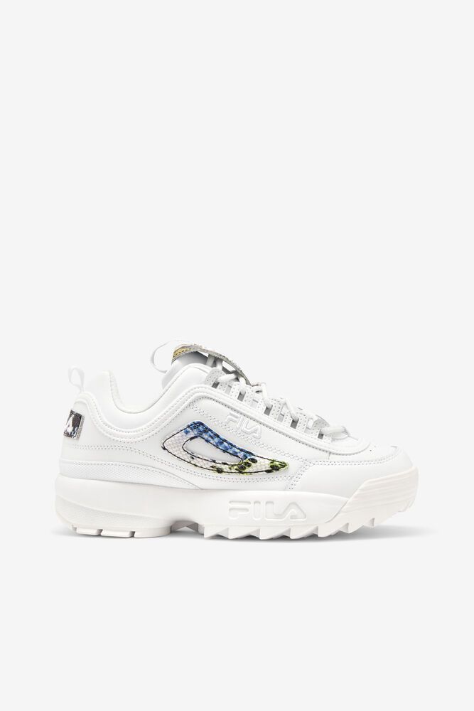 Fila Naisten Tennarit Disruptor 2 Snake Valkoinen - JSXN-47136